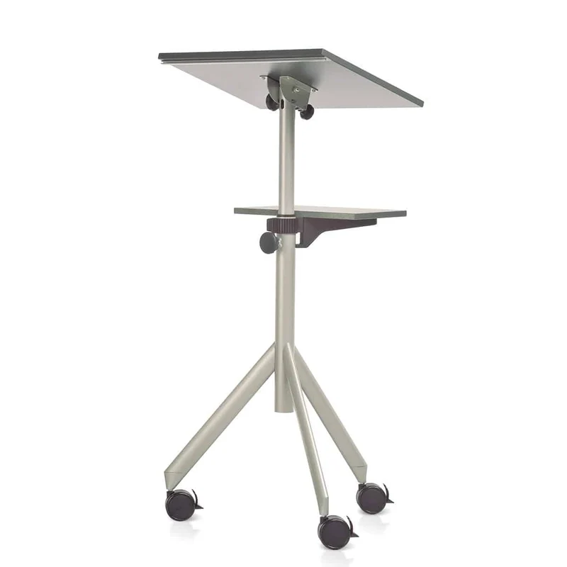 Rednerpult ToMove 2 mit Ablage: grau