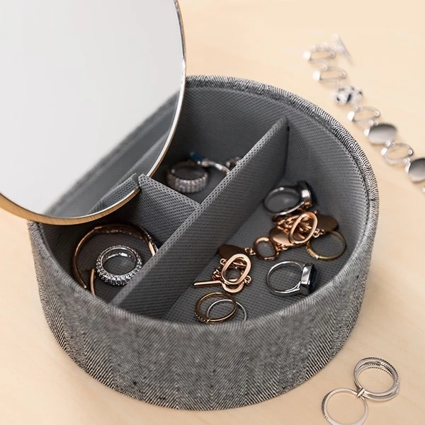 Bambus Organizer Schmuckschatulle