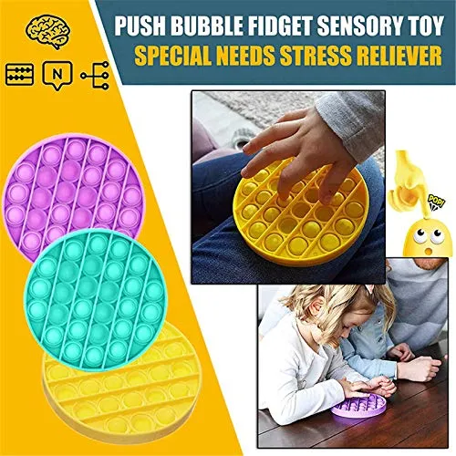 Push Pop Bubble Sensory Zappeln Spielzeug (3 Stück)