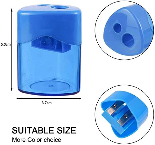 Bunter kompakter Bleistiftspitzer (4 Packungen)