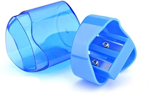 Bunter kompakter Bleistiftspitzer (4 Packungen)
