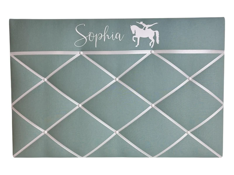 Memoboard Pferdeliebe aqua