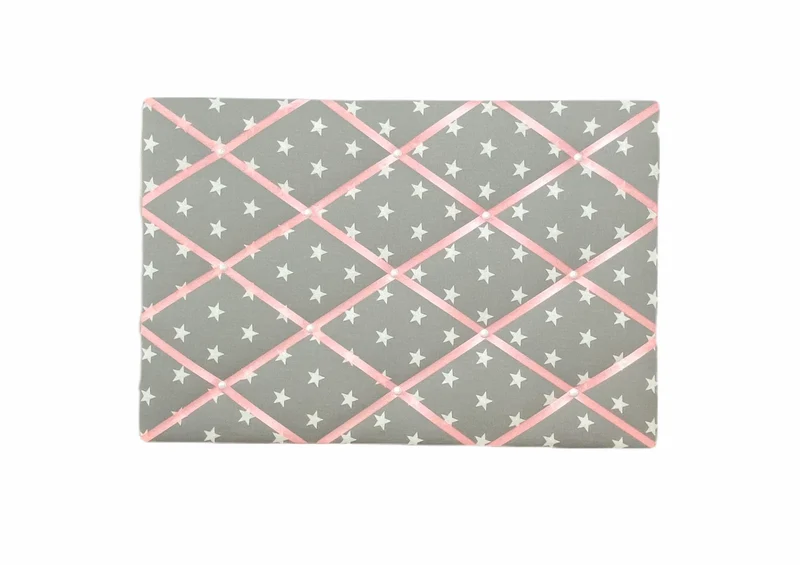 Memoboard Stern grau Wunschgröße