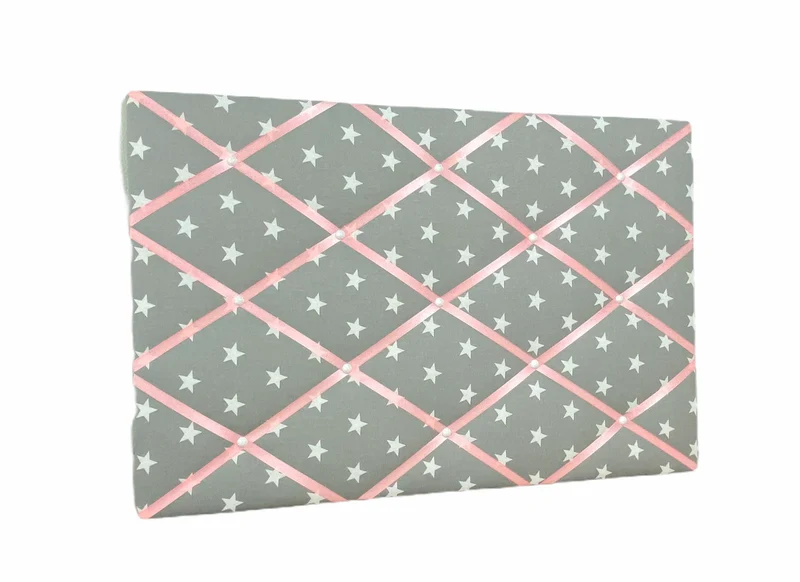 Memoboard Stern grau Wunschgröße