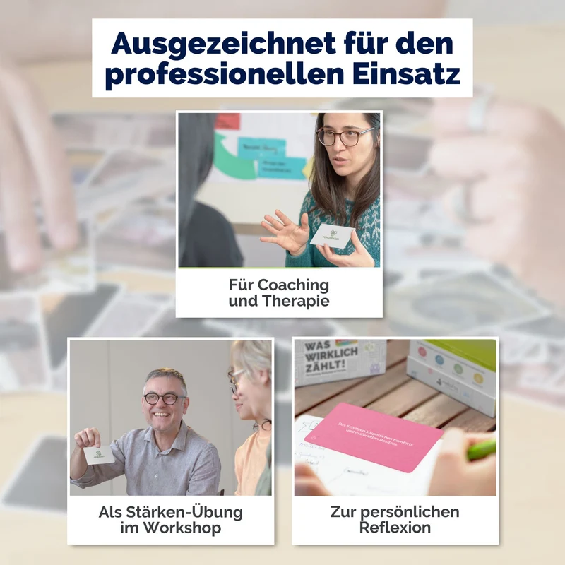 metaFox Wertekarten „Was wirklich zählt!“ für die Arbeit mit Werten