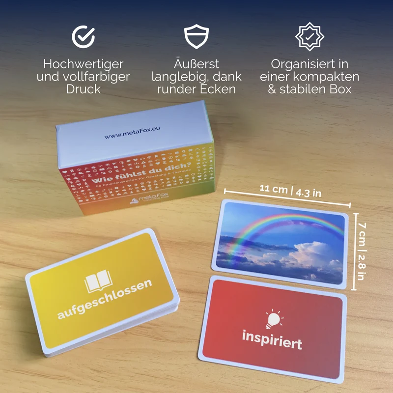 metaFox Gefühlskarten 'Wie fühlst du Dich?'