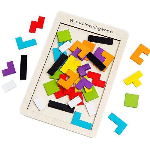 Hölzerne Puzzle Brain Teasers Spiel