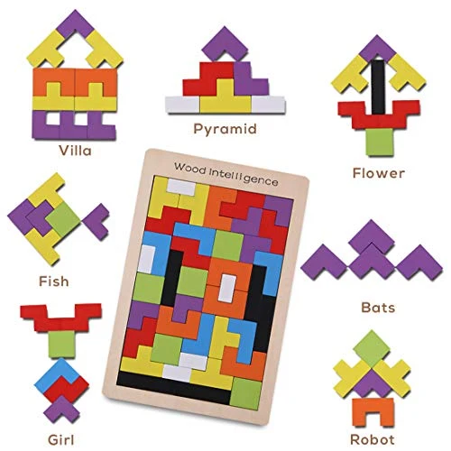 Hölzerne Puzzle Brain Teasers Spiel