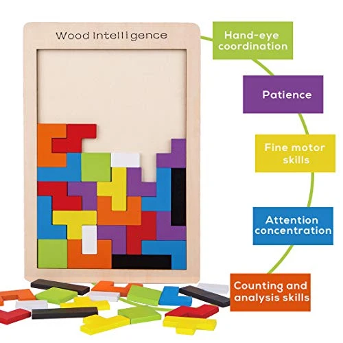 Hölzerne Puzzle Brain Teasers Spiel
