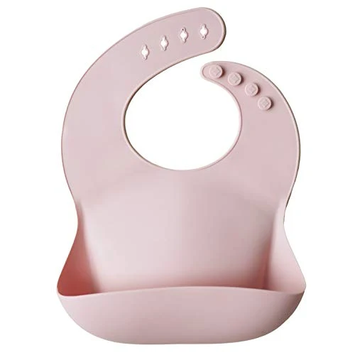 Verstellbare wasserdichte Silikonlätzchen (Rosa)