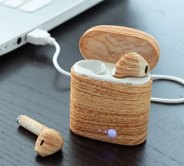 Drahtlose Kopfhörer Smartpod mit Holz