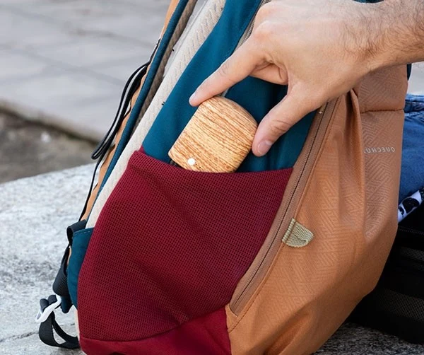 Drahtlose Kopfhörer Smartpod mit Holz