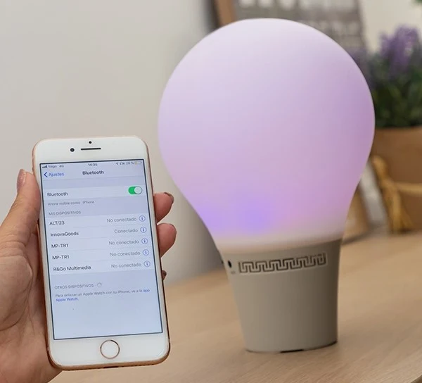 Silikon LED Touch Lampe mit Lautsprecher