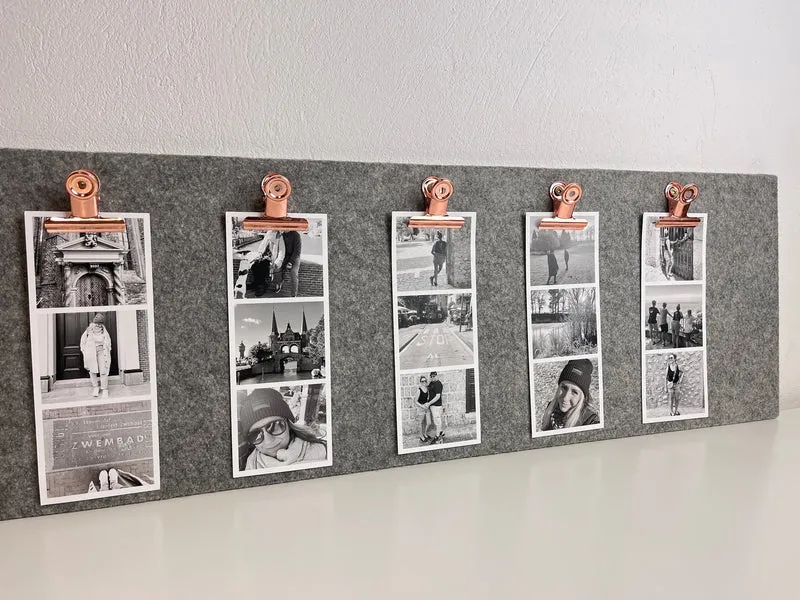 Memoboard Klemmwand Fotoboard Filz