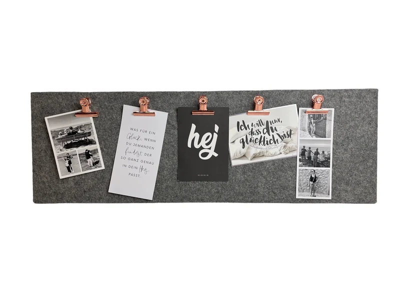 Memoboard Klemmwand Fotoboard Filz