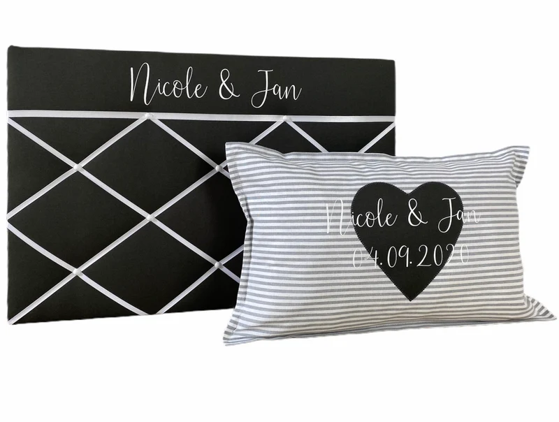 Memoboard Hochzeit personalisiert
