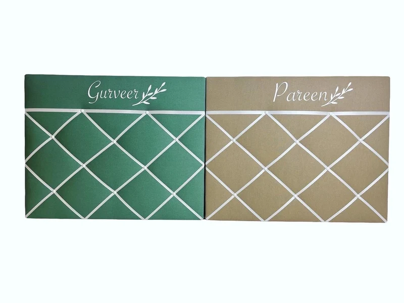 Memoboard personalisiert Wunschgröße mintgrün