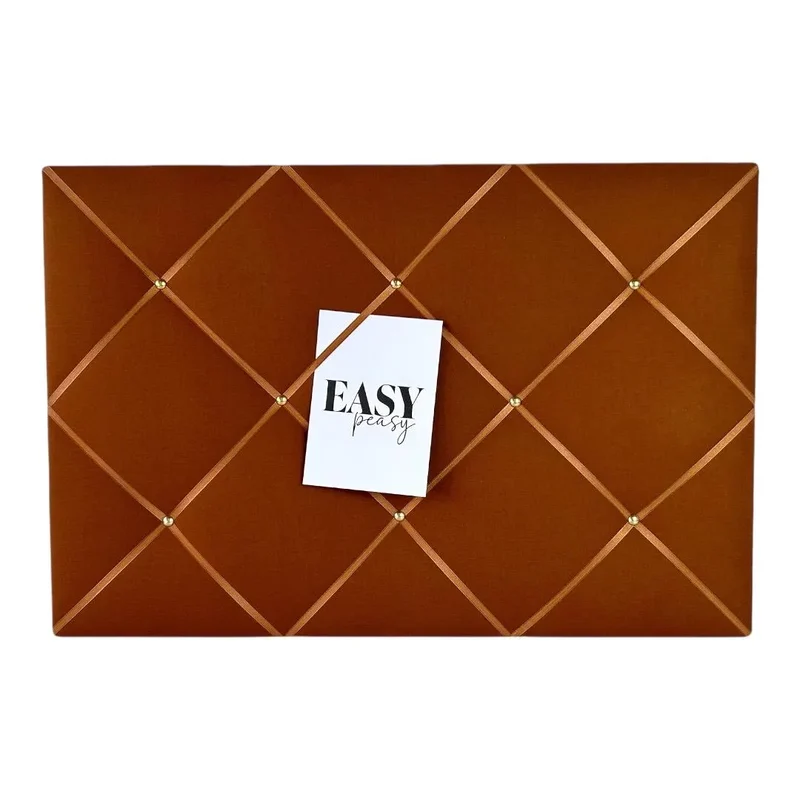 Memoboard cognac braun Wunschgröße