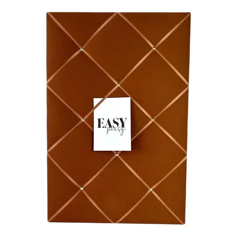 Memoboard cognac braun Wunschgröße