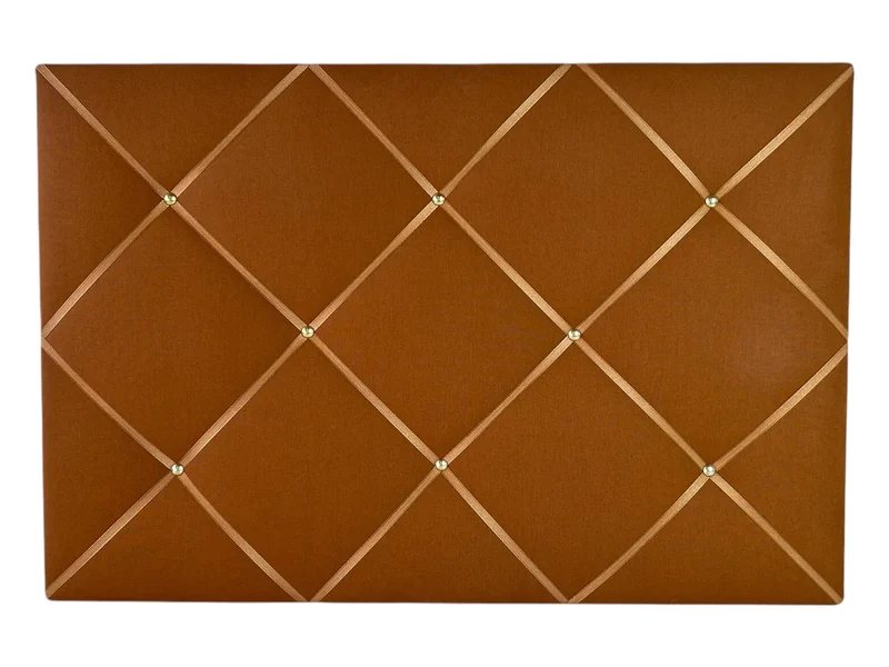 Memoboard cognac braun Wunschgröße