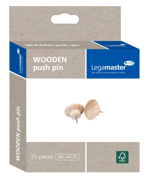 Legamaster WOODEN Pinnnadel 25 Stk.