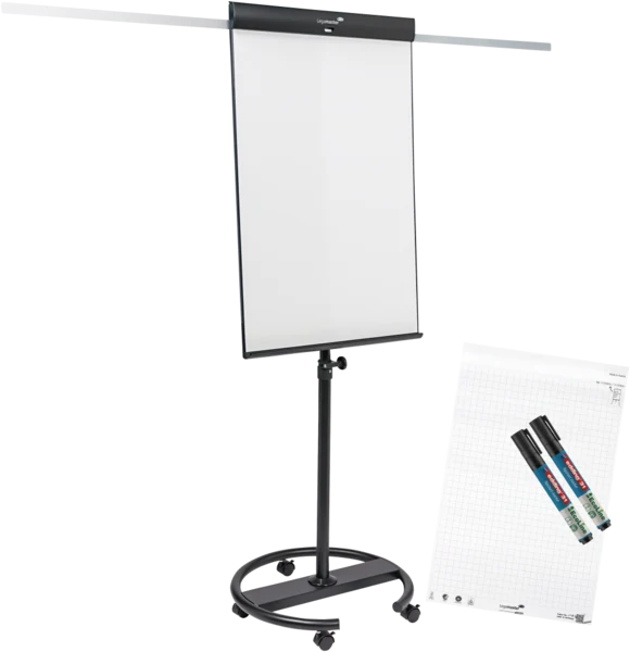 Legamaster SKETCH PRO mobiles Flipchart, Rundfuß