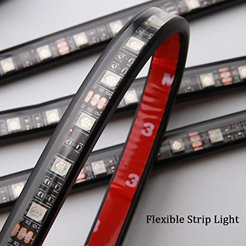 Auto LED-Lichtleiste, 12V Multicolor 48 LEDs