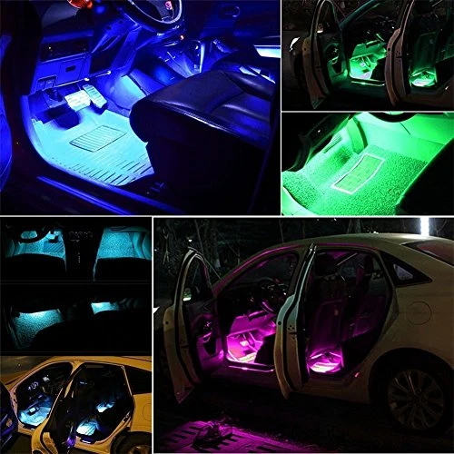 Auto LED-Lichtleiste, 12V Multicolor 48 LEDs