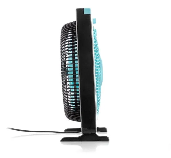 Bodenventilator Box 30CM 50W SCHWARZ BLAU