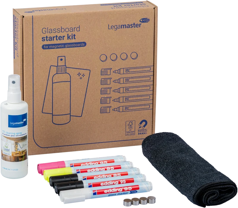 Legamaster Glasboard Starter Kit