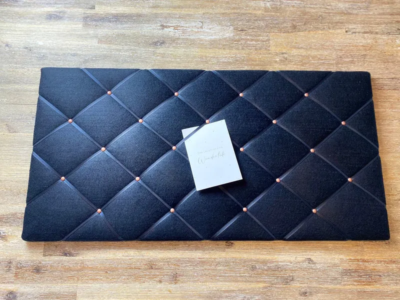 Memoboard schwarz Filz