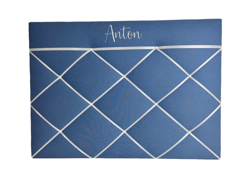 Memoboard personalisiert Wunschgröße blau