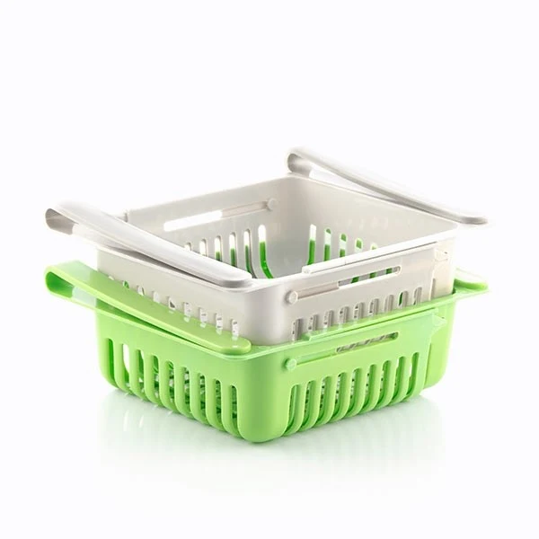 Einstellbarer Kühlschrank Organizer (2er Pack)