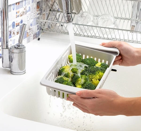 Einstellbarer Kühlschrank Organizer (2er Pack)