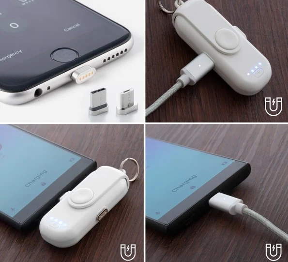 Magnetische Powerbank im Taschenformat