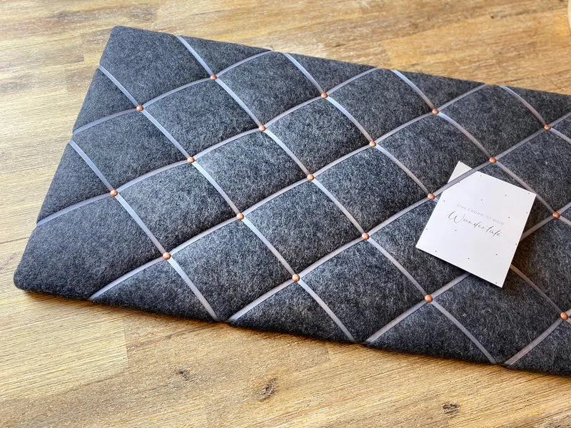 Memoboard anthrazit Filz