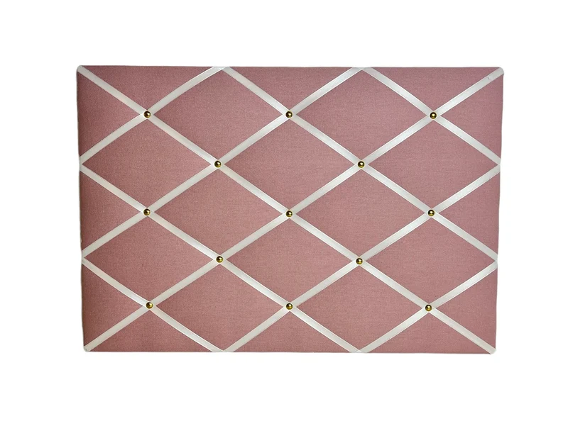 Memoboard altrosa weiß Wunschgrösse