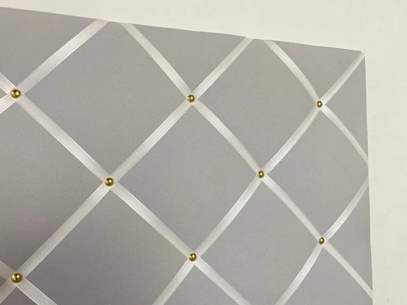 Memoboard hellgrau Wunschgröße