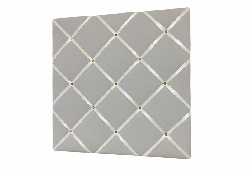 Memoboard hellgrau Wunschgröße