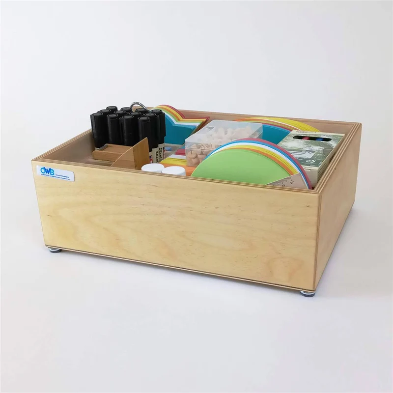 Moderationsbox - green (Holzbox)