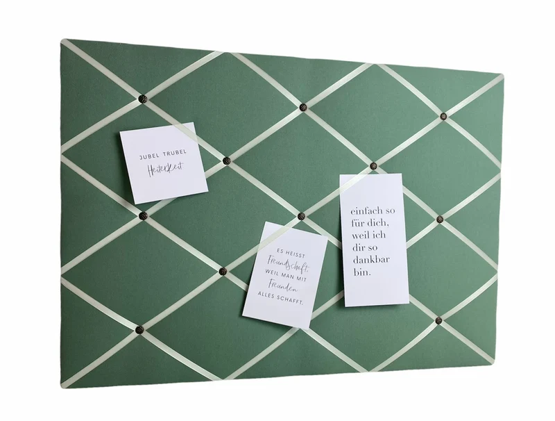 Memoboard Pistazie Wunschgröße