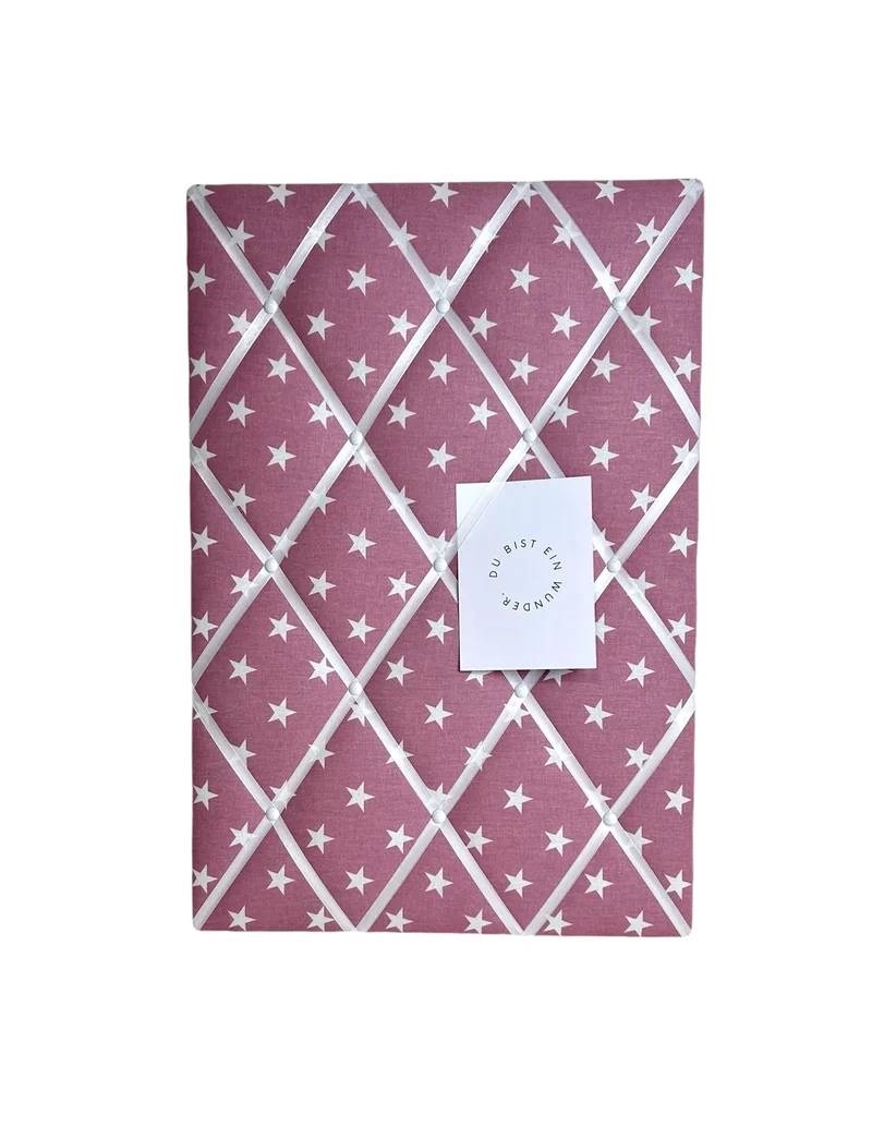 Memoboard Stern Wunschgröße Kinderzimmer