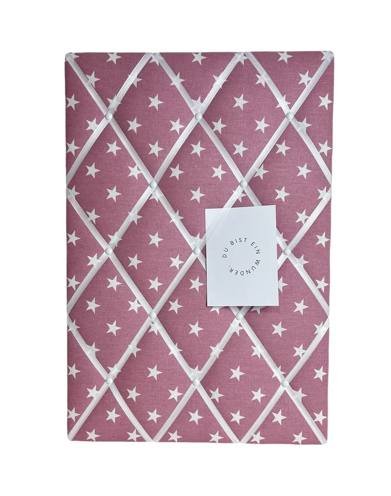 Memoboard Stern Wunschgröße Kinderzimmer