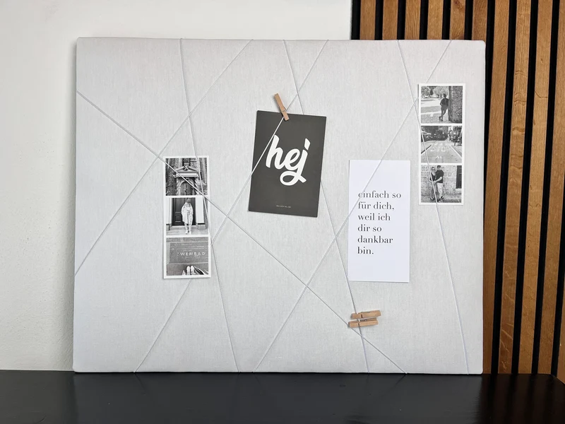 Memoboard new white Klemmwand