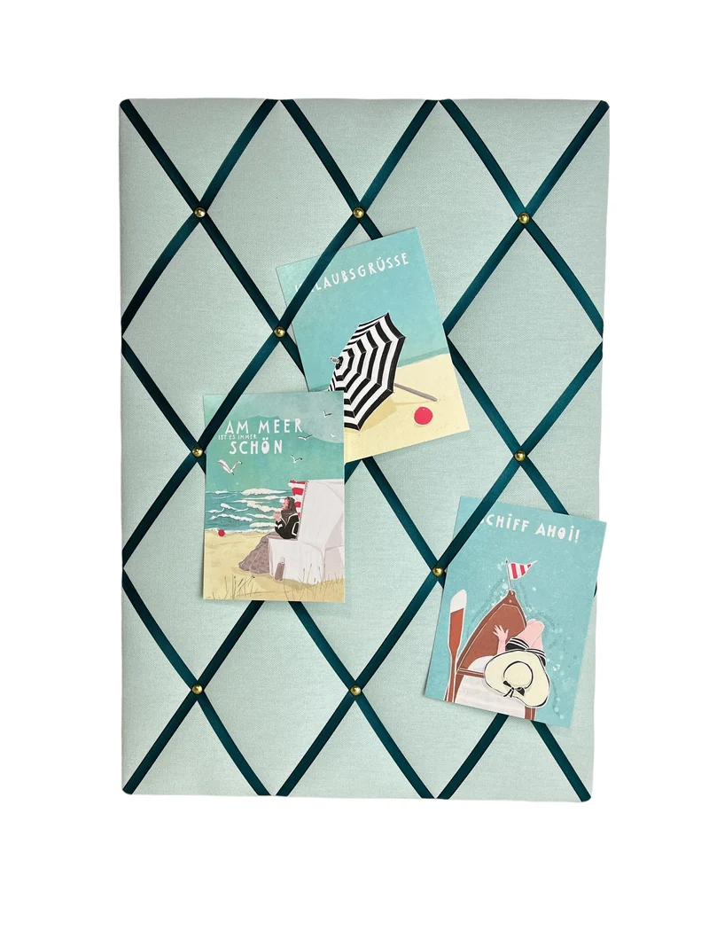 Memoboard mintgrün Wunschgröße