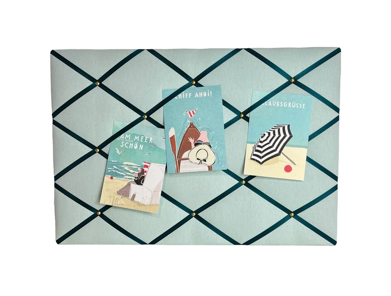 Memoboard mintgrün Wunschgröße