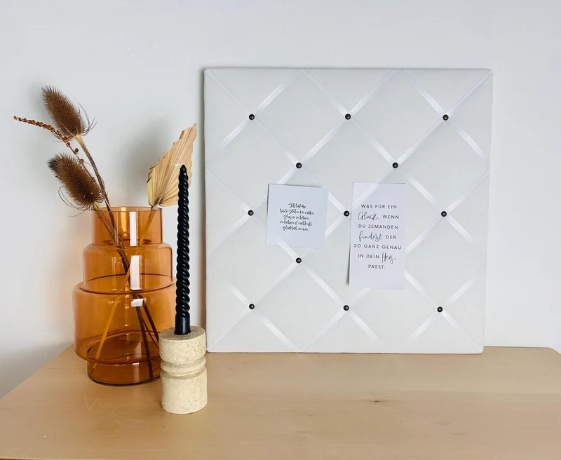 Memoboard weiß Wunschgröße