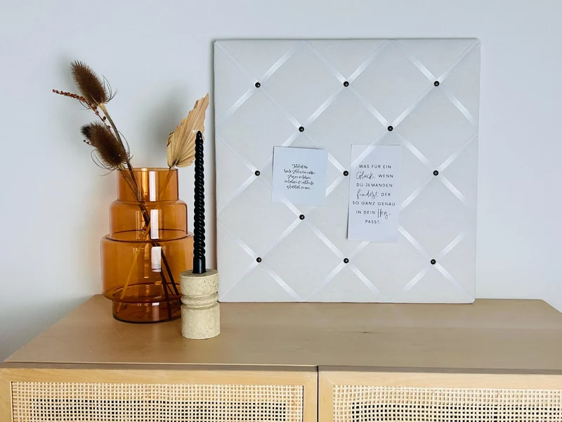 Memoboard weiß Wunschgröße
