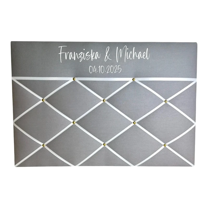Memoboard Hochzeit personalisiert