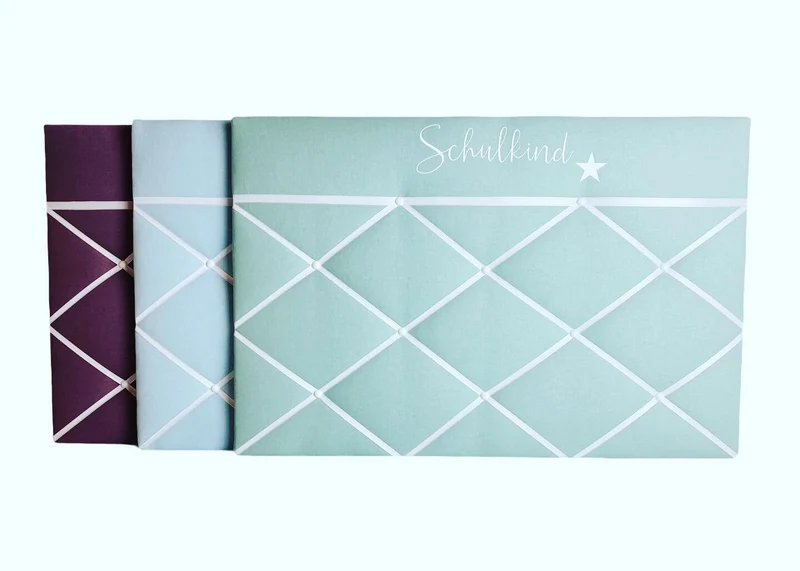 Memoboard Schulkind aqua